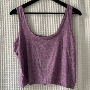 Outdoor Voices All Day Crop Top in Provence colorway
